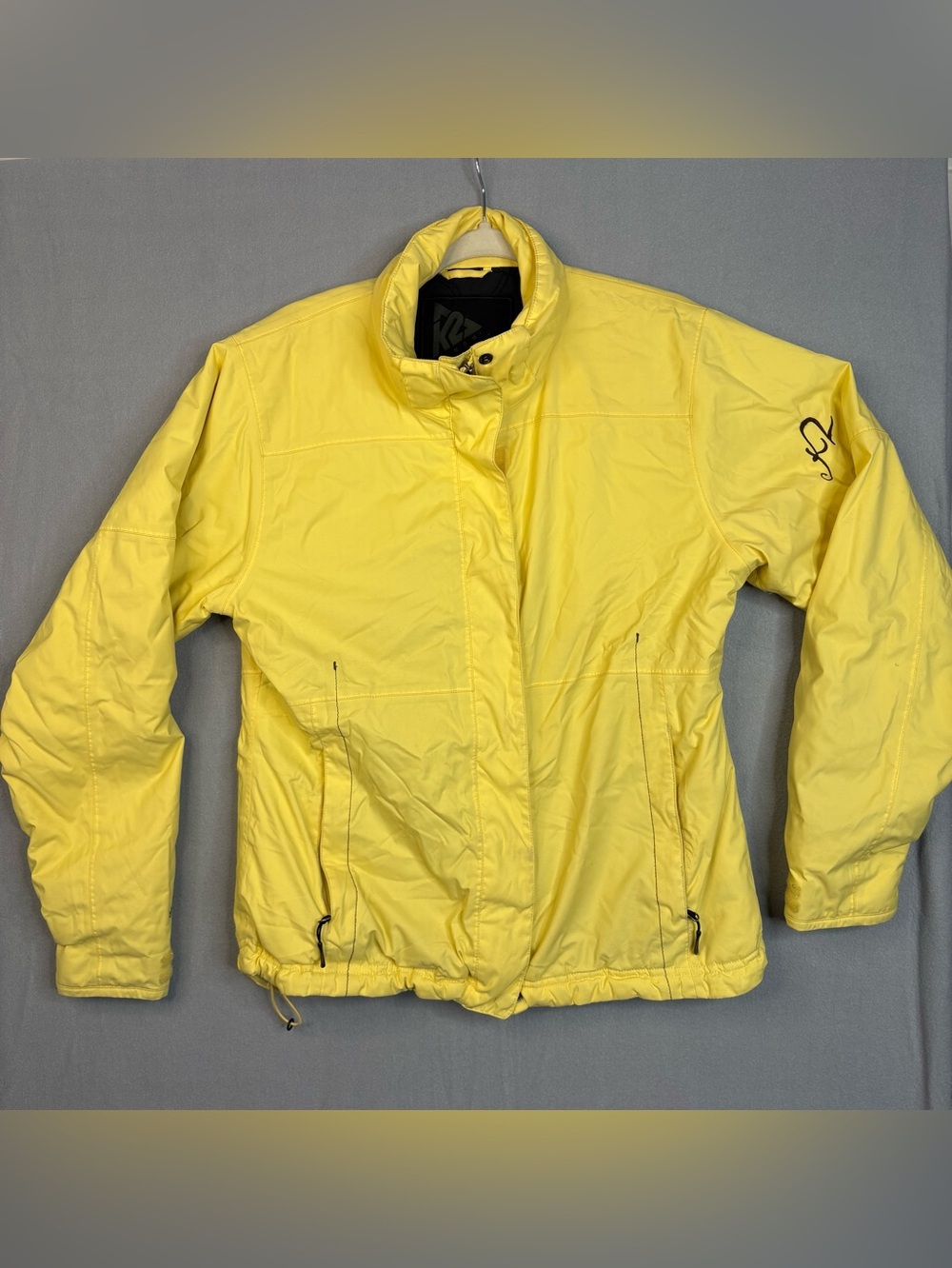 K2 Snow Ski Snowboard Jacket Yellow Insulated Women’s L